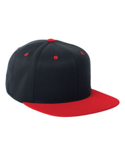 Adult Wool Blend Snapback Two-Tone Cap