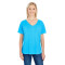 Ladies' Triblend Fleck Short-Sleeve V-Neck T-Shirt