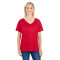 Ladies' Triblend Fleck Short-Sleeve V-Neck T-Shirt