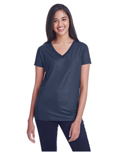 Ladies' Liquid Jersey V-Neck T-Shirt