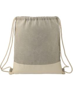 Split Recycled Cotton Drawstring Bag