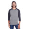 Unisex Triblend 3/4-Sleeve Raglan