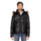 Unisex Vegan Leather Puffer Jacket