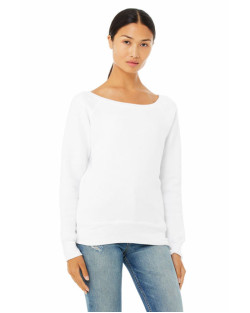 Ladies' Sponge Fleece Wide Neck Sweatshirt