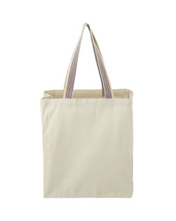 Rainbow Recycled 8oz Cotton Grocery Tote