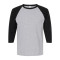 Raglan Three-Quarter Sleeve Baseball T-Shirt