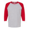 Raglan Three-Quarter Sleeve Baseball T-Shirt