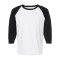 Raglan Three-Quarter Sleeve Baseball T-Shirt