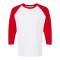 Raglan Three-Quarter Sleeve Baseball T-Shirt