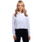 Ladies' Cropped Pullover Hooded Sweatshirt