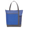 Chrome Non-Woven Zipper Convention Tote