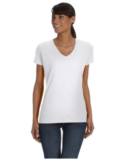 Ladies' HD Cotton™ V-Neck T-Shirt