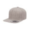 Adult 5-Panel Structured Flat Visor Classic Snapback Cap