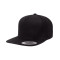 Adult 5-Panel Structured Flat Visor Classic Snapback Cap