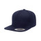 Adult 5-Panel Structured Flat Visor Classic Snapback Cap
