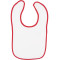 Infant Contrast Trim Terry Bib
