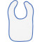Infant Contrast Trim Terry Bib