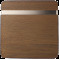 Graze Wood and Metal Coaster Set