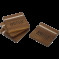 Graze Wood and Metal Coaster Set
