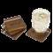 Graze Wood and Metal Coaster Set