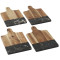 Black Marble and Wood Cutting Board