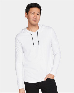 Softstyle® Lightweight Hooded Long Sleeve T-Shirt