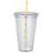 Sedici Striped Straw