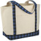 Buffalo Plaid 18oz Cotton Boat Tote