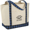 Buffalo Plaid 18oz Cotton Boat Tote