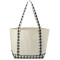 Buffalo Plaid 18oz Cotton Boat Tote