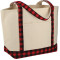 Buffalo Plaid 18oz Cotton Boat Tote
