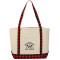 Buffalo Plaid 18oz Cotton Boat Tote