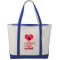 Baltic 24oz Cotton Canvas Tall Zippered Boat Tote