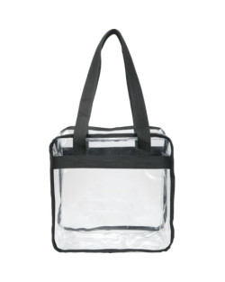 Game Day Clear Zippered Safety Tote