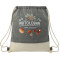 Split Recycled Cotton Drawstring Bag