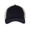Contrast-Stitch Mesh-Back Cap