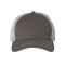 Contrast-Stitch Mesh-Back Cap