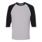 Heavy Cotton™ Raglan Three-Quarter Sleeve T-Shirt