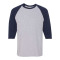 Heavy Cotton™ Raglan Three-Quarter Sleeve T-Shirt