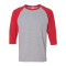 Heavy Cotton™ Raglan Three-Quarter Sleeve T-Shirt