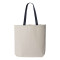 11L Canvas Tote with Contrast-Color Handles