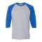 Heavy Cotton™ Raglan Three-Quarter Sleeve T-Shirt