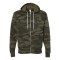Lightweight Full-Zip Hooded Sweatshirt
