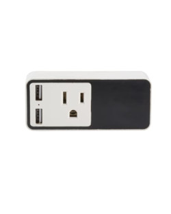 Prise intelligente Wifi avec logo lumineux avec sortie USB