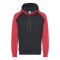 Fleece Raglan Hooded Sweatshirt