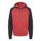 Fleece Raglan Hooded Sweatshirt