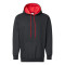 Two-Tone Hooded Sweatshirt