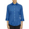 Women's Three-Quarter Sleeve Twill Shirt