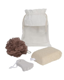 Ensemble de spa en jute 3 pièces