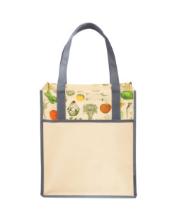 Big Grocery Vintage Laminated Non-Woven Tote